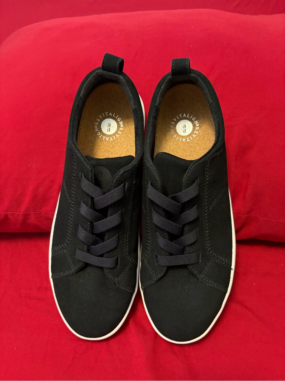 Women’s Revitalign Black Suede Sneakers
Size 10B NWOT - Picture 2 of 7